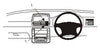 ProClip Fahrzeughalter für Rechtslenker 652835 - Mittelbefestigung - Seat Alhambra 01-10, Volkswagen Sharan 01-10