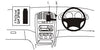 ProClip Fahrzeughalter für Rechtslenker 652894 - Mittelbefestigung - Chrysler Voyager 01-07, Dodge Caravan 01-07