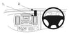 ProClip Fahrzeughalter für Rechtslenker 652936 - Mittelbefestigung - Vauxhall Vivaro 02-10, Opel Vivaro 02-10, Renault Trafic 02-10 und weitere