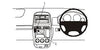 ProClip Fahrzeughalter für Rechtslenker 653057 - Winkelbefestigung- NICHT für Modelle mit silbernem/grauen Holzdekor - Honda CR-V 02-06