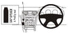 ProClip Fahrzeughalter für Rechtslenker 653077 - Winkelbefestigung - Holden Vectra C 02-10, Opel Vectra C 02-10, Vauxhall Vectra C 02-10 und weitere
