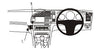 ProClip Fahrzeughalter für Rechtslenker 653088 - Winkelbefestigung- NICHT für Modelle mit Getränkehalter. - Saab 9-3 03-06