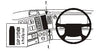 ProClip Fahrzeughalter für Rechtslenker 653189 - Mittelbefestigung - Volvo FH series 03-12, Volvo NH series 03-12, Volvo FH/NH series 03-12 und weitere