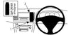 ProClip Fahrzeughalter für Rechtslenker 653346 - Mittelbefestigung - Subaru Legacy 04-09, Subaru Liberty 03-09, Subaru Outback 03-09