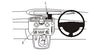 ProClip Fahrzeughalter für Rechtslenker 653351 - Mittelbefestigung - Renault Scénic 04-09