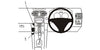 ProClip Fahrzeughalter für Rechtslenker 653361 - Winkelbefestigung - Volvo S40 04-12, Volvo V50 04-12, Volvo C70 06-15 und weitere
