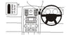ProClip Fahrzeughalter für Rechtslenker 653456 - Mittelbefestigung - Chrysler 300C 05-10