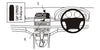 ProClip Fahrzeughalter für Rechtslenker 653463 - Mittelbefestigung- NICHT für Modelle mit Navigationssystem - BMW X5 00-06