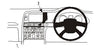 ProClip Fahrzeughalter für Rechtslenker 653483 - Mittelbefestigung - Audi S6 04-09, Audi A6 04-09