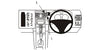 ProClip Fahrzeughalter für Rechtslenker 653500 - Mittelbefestigung, rechts - Volvo C70 06-15, Volvo V50 04-12, Volvo S40 04-12 und weitere