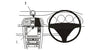 ProClip Fahrzeughalter für Rechtslenker 653539 - Mittelbefestigung - Porsche 911 05-11, Porsche Carrera 911S 04-11