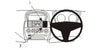 ProClip Fahrzeughalter für Rechtslenker 653541 - Mittelbefestigung - BMW 6-series E63, E64 04-10
