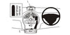 ProClip Fahrzeughalter für Rechtslenker 653574 - Mittelbefestigung - Renault Grand Modus 05-12, Renault Modus 05-13