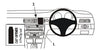 ProClip Fahrzeughalter für Rechtslenker 653598 - Mittelbefestigung- NICHT für Modelle mit ab Werk eingebautem Navigationssystem. NICHT für Modelle mit Holzdekor - BMW 3-series E90, E91, E92 und weitere