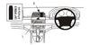 ProClip Fahrzeughalter für Rechtslenker 653656 - Mittelbefestigung- NUR für Modelle mit Navigationssystem - BMW X5 00-06