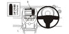 ProClip Fahrzeughalter für Rechtslenker 653716 - Mittelbefestigung - Citroen C1 06-14, Toyota AYGO 06-14, Peugeot 107 06-14