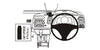 ProClip Fahrzeughalter für Rechtslenker 653808 - Mittelbefestigung - Honda Civic Hybrid 06-11