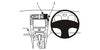 ProClip Fahrzeughalter für Rechtslenker 653848 - Mittelbefestigung - Lexus IS Series 06-08