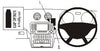 ProClip Fahrzeughalter für Rechtslenker 653850 - Mittelbefestigung - Mercedes Benz GL-Klasse 06-12