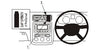 ProClip Fahrzeughalter für Rechtslenker 653882 - Mittelbefestigung - Volkswagen Eos 07-15, Volkswagen Scirocco 09-14