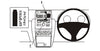 ProClip Fahrzeughalter für Rechtslenker 653883 - Mittelbefestigung - Suzuki SX4 07-10, Fiat Sedici 07-09
