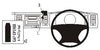 ProClip Fahrzeughalter für Rechtslenker 653885 - Mittelbefestigung - Toyota HiAce SLWB Van 07-19, Toyota HiAce Commuter Bus 07-19