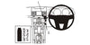 ProClip Fahrzeughalter für Rechtslenker 653888 - Mittelbefestigung - Holden Commodore Omega 07-10