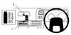 ProClip Fahrzeughalter für Rechtslenker 653933 - Mittelbefestigung - Isuzu N-series 99-07, Chevrolet W-series 99-07