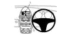 ProClip Fahrzeughalter für Rechtslenker 653967 - Winkelbefestigung, hoch- NICHT für Modelle mit ab Werk eingebautem Navigationssystem oder großem Display - Opel Corsa 07-14, Holden Corsa 07-11, Vauxhall Corsa 07-14