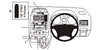 ProClip Fahrzeughalter für Rechtslenker 653972 - Mittelbefestigung - Fiat Scudo 07-16, Peugeot Expert 07-16, Toyota Proace 13-16 und weitere
