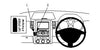 ProClip Fahrzeughalter für Rechtslenker 654068 - Abgewinkelte Halterung, NUR für Fahrzeuge mit Navigationssystem - Nissan X-Trail 08-13
