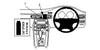 ProClip Fahrzeughalter für Rechtslenker 654115 - Mittelbefestigung- NUR für Holzmaserungsplatten - Volvo V70 II 08-11, Volvo S80 07-11, Volvo XC70 08-11