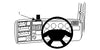 ProClip Fahrzeughalter für Rechtslenker 654160 - Mittelbefestigung, hoch - Scania R-series 05-09