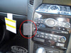 ProClip Fahrzeughalter für Rechtslenker 654242 - Winkelbefestigung - Infiniti FX50 09-13, Infiniti FX37 13-15, Infiniti QX70 15-20 und weitere