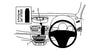 ProClip Fahrzeughalter für Rechtslenker 654283 - Mittelbefestigung - Renault Fluence 10-15, Renault Mégane III 09-16