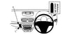 ProClip Fahrzeughalter für Rechtslenker 654338 - Winkelbefestigung - Renault Mégane III 09-16, Renault Fluence 10-15