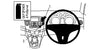ProClip Fahrzeughalter für Rechtslenker 654349 - Mittelbefestigung- NICHT für Kombi - Chevrolet Cruze 09-14, Holden Cruze 09-15