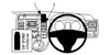 ProClip Fahrzeughalter für Rechtslenker 654432 - Mittelbefestigung- NICHT für Modelle mit Ablagefach mit Deckel - Volkswagen Caravelle 10-15, Volkswagen T5 Transporter/Pickup 10-15
