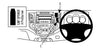 ProClip Fahrzeughalter für Rechtslenker 654436 - Mittelbefestigung - Toyota HiLux 10-11