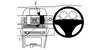 ProClip Fahrzeughalter für Rechtslenker 654457 - Mittelbefestigung - BMW 5-series F10, F11 10-17