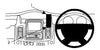 ProClip Fahrzeughalter für Rechtslenker 654517 - Mittelbefestigung - Vauxhall Vivaro 11-14, Opel Vivaro 11-14, Nissan Primastar 11-14 und weitere