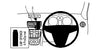 ProClip Fahrzeughalter für Rechtslenker 654518 - Mittelbefestigung - Opel Meriva 11-17, Vauxhall Meriva 11-17