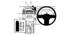 ProClip Fahrzeughalter für Rechtslenker 654520 - Mittelbefestigung - Nissan King Cab 11-15, Nissan Navara 11-15