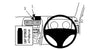 ProClip Fahrzeughalter für Rechtslenker 654528 - Mittelbefestigung - Peugeot 4008 13-15, Mitsubishi ASX 10-14, Citroen C4 Aircross 13-18