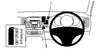 ProClip Fahrzeughalter für Rechtslenker 654557 - Mittelbefestigung - Kia Sportage 11-16½