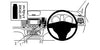 ProClip Fahrzeughalter für Rechtslenker 654562 - Mittelbefestigung - Seat Alhambra 11-19, Volkswagen Sharan 11-22