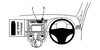 ProClip Fahrzeughalter für Rechtslenker 654612 - Mittelbefestigung - Subaru Trezia 11-14, Toyota Verso S 11-16