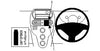 ProClip Fahrzeughalter für Rechtslenker 654628 - Mittelbefestigung - Citroen C-Zero 10-17, Peugeot iOn 10-17, Mitsubishi i-MiEV 10-17
