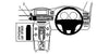 ProClip Fahrzeughalter für Rechtslenker 654677 - Winkelbefestigung, hoch- NUR für Holzmaserungsplatten - Volvo V70 II 12-16, Volvo S80 12-16, Volvo XC70 12-16