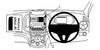 ProClip Fahrzeughalter für Rechtslenker 654680 - Mittelbefestigung - Holden Barina 12-19, Chevrolet Aveo 12-14